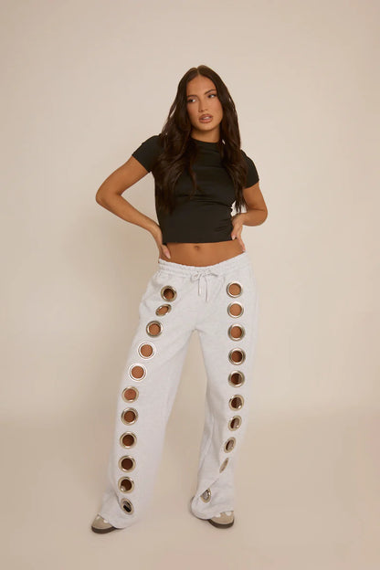 Eyelet Sweats